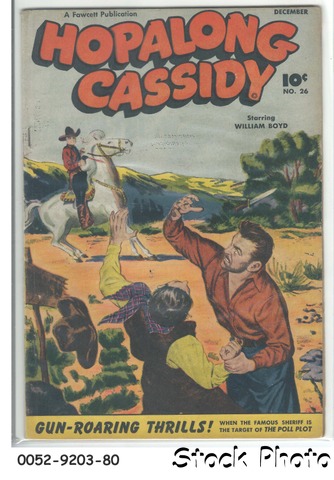 Hopalong Cassidy #026 © December 1948, Fawcett Publication